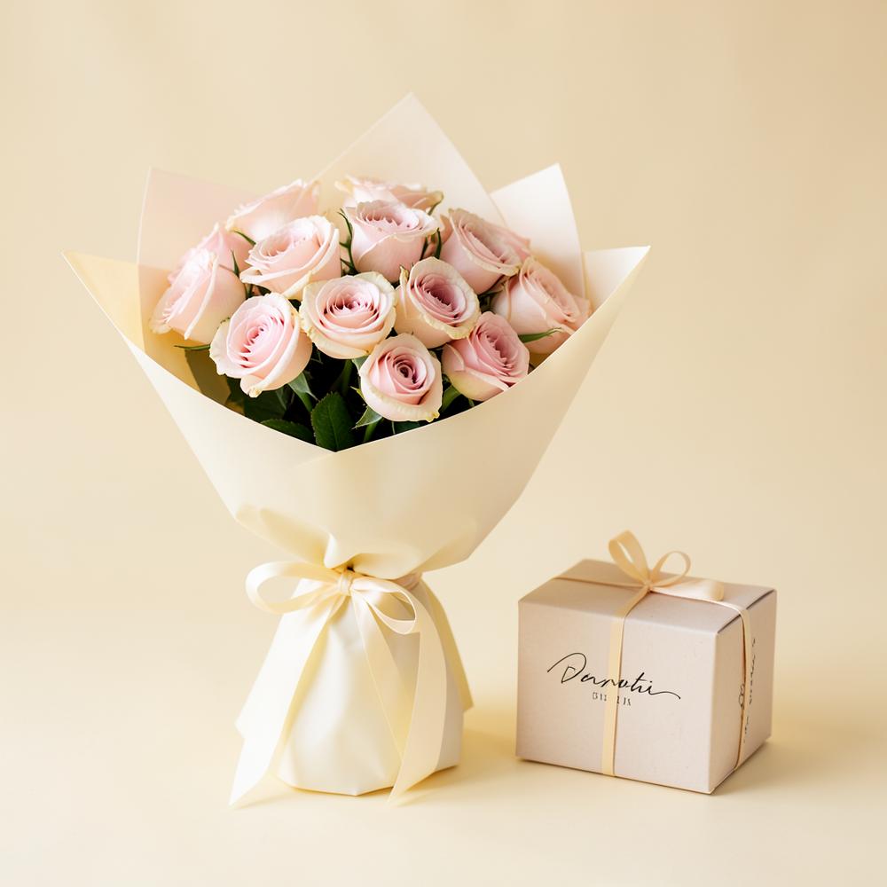 Ramo de rosas + detalle