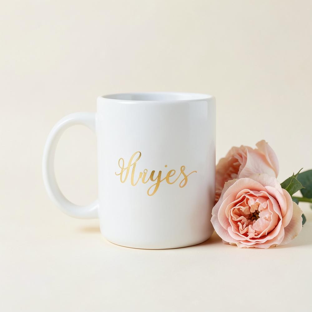Taza personalizada Gold